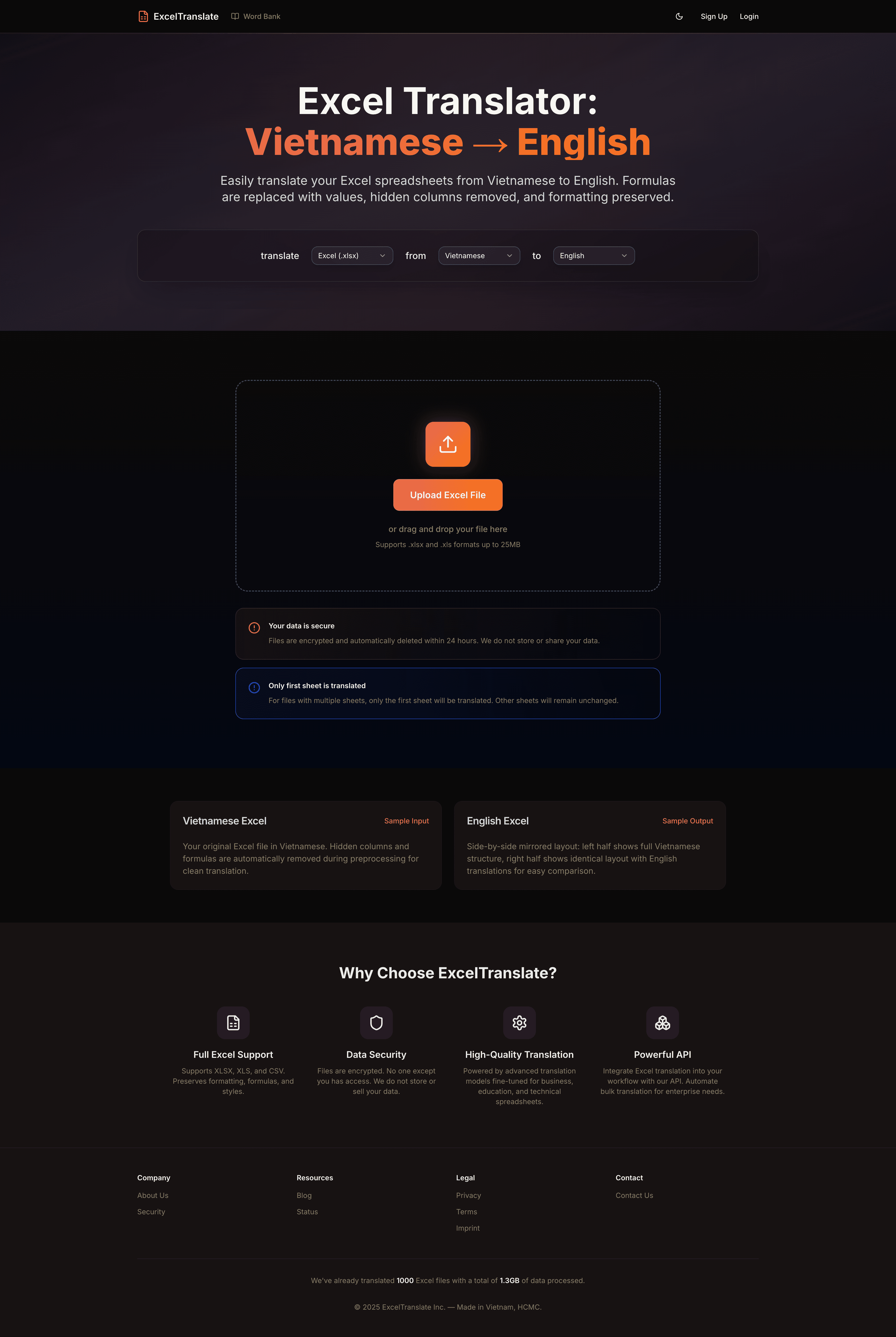 Excel Translate - AI-Powered Document Translation System