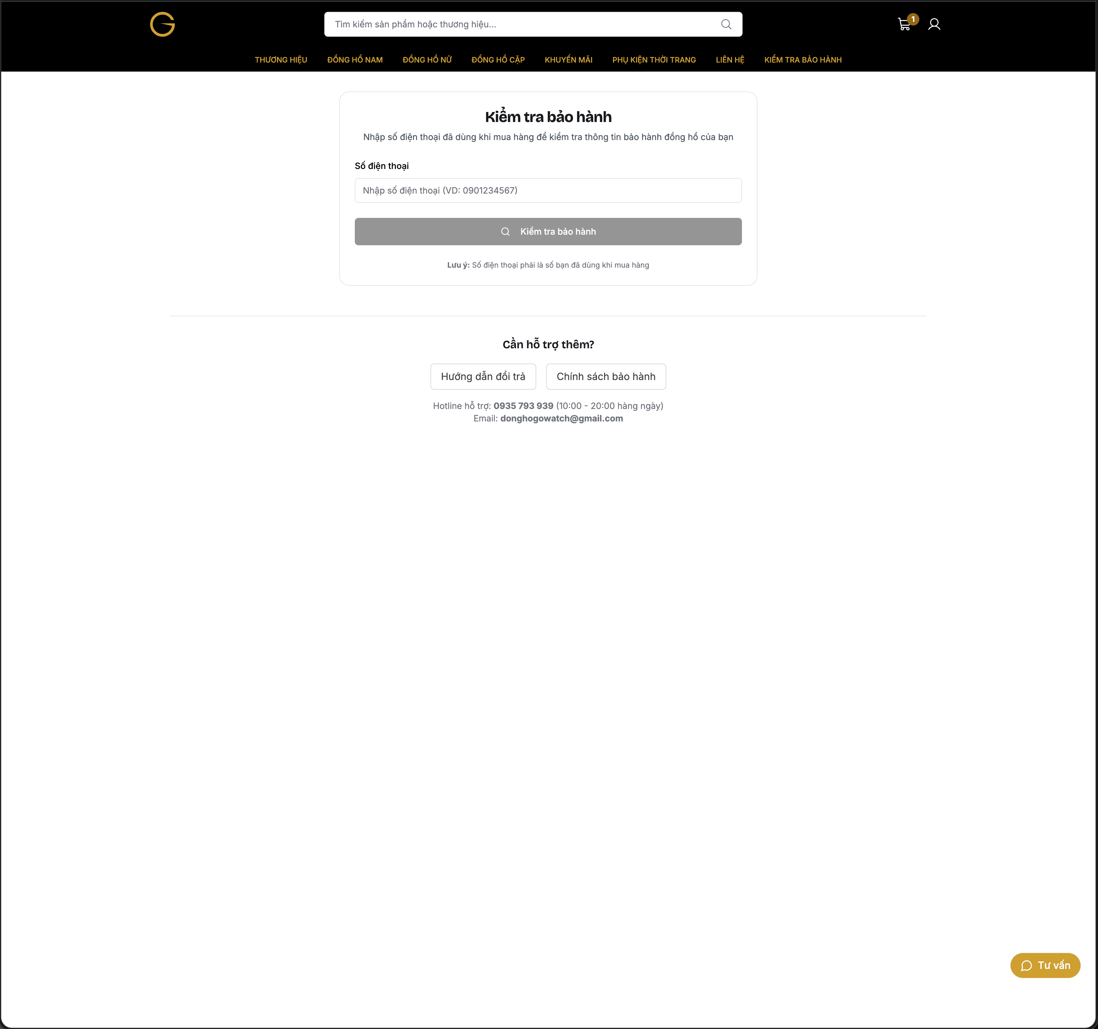 Gowatch E-Commerce Platform screenshot 4